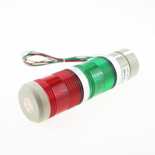 Lámpara de advertencia de señal LED verde y roja, luz de torre industrial